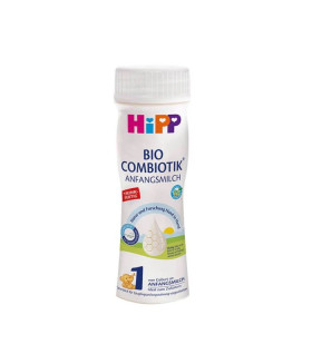 6 Bottles of Premixed HiPP Stage 1 Ready to Feed Formula  (6*200ml) - German Version